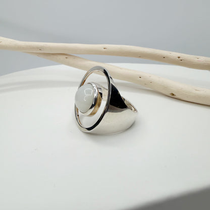 Anello Essential Pietra di Luna e Argento 925