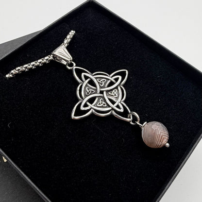 Collana Occhio di Shiva e Nodo della Strega: protezione da malocchio e invidia