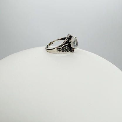 Anello Labradorite Bianca - Argento 925