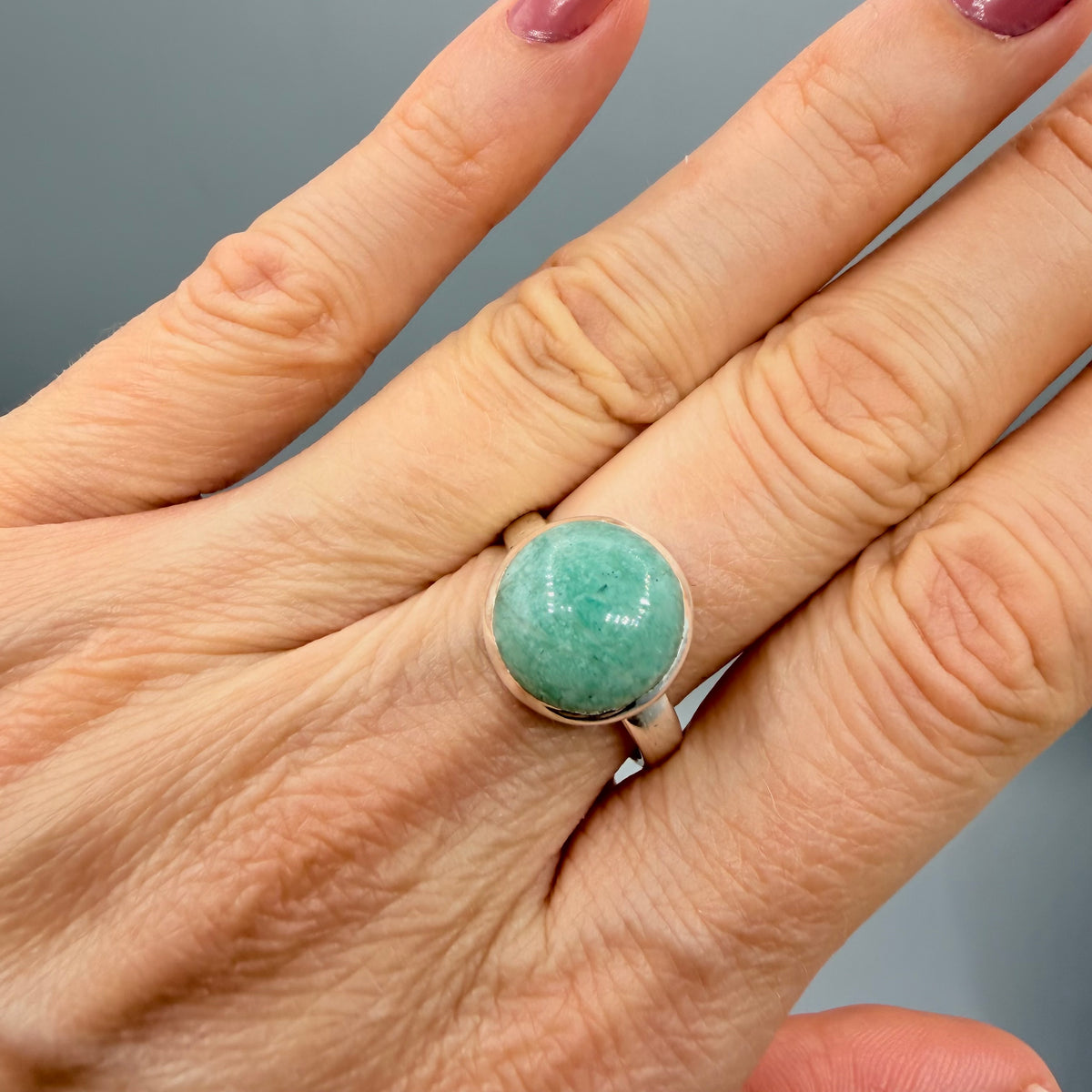 Anello Amazzonite Argento 925