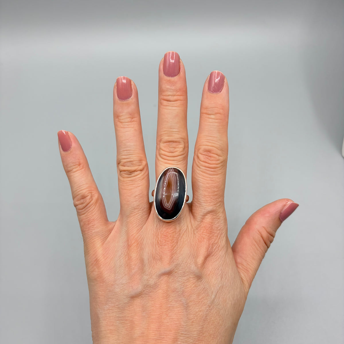 Anello Occhio di Shiva - Argento 925 - Ovale