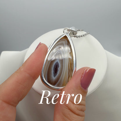 Ciondolo Occhio di Shiva Argento 925 - A Goccia grande