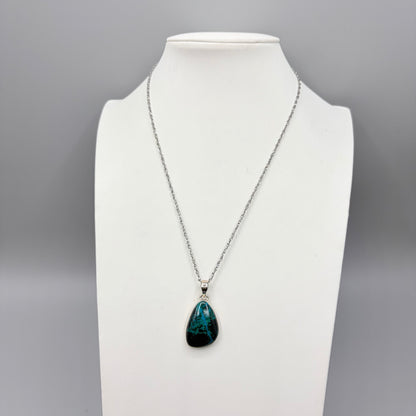 Ciondolo Crisocolla Argento 925