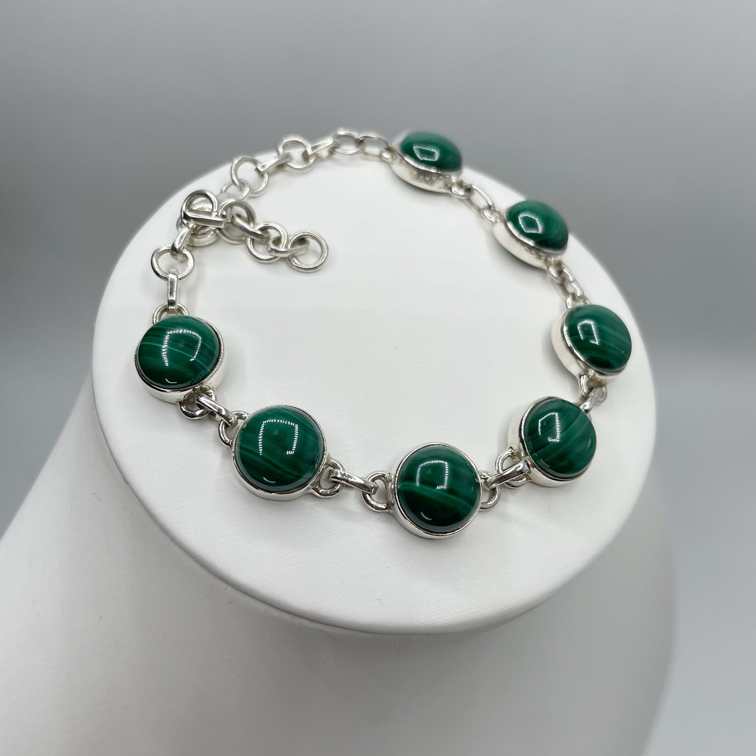 Bracciale Malachite e Argento 925