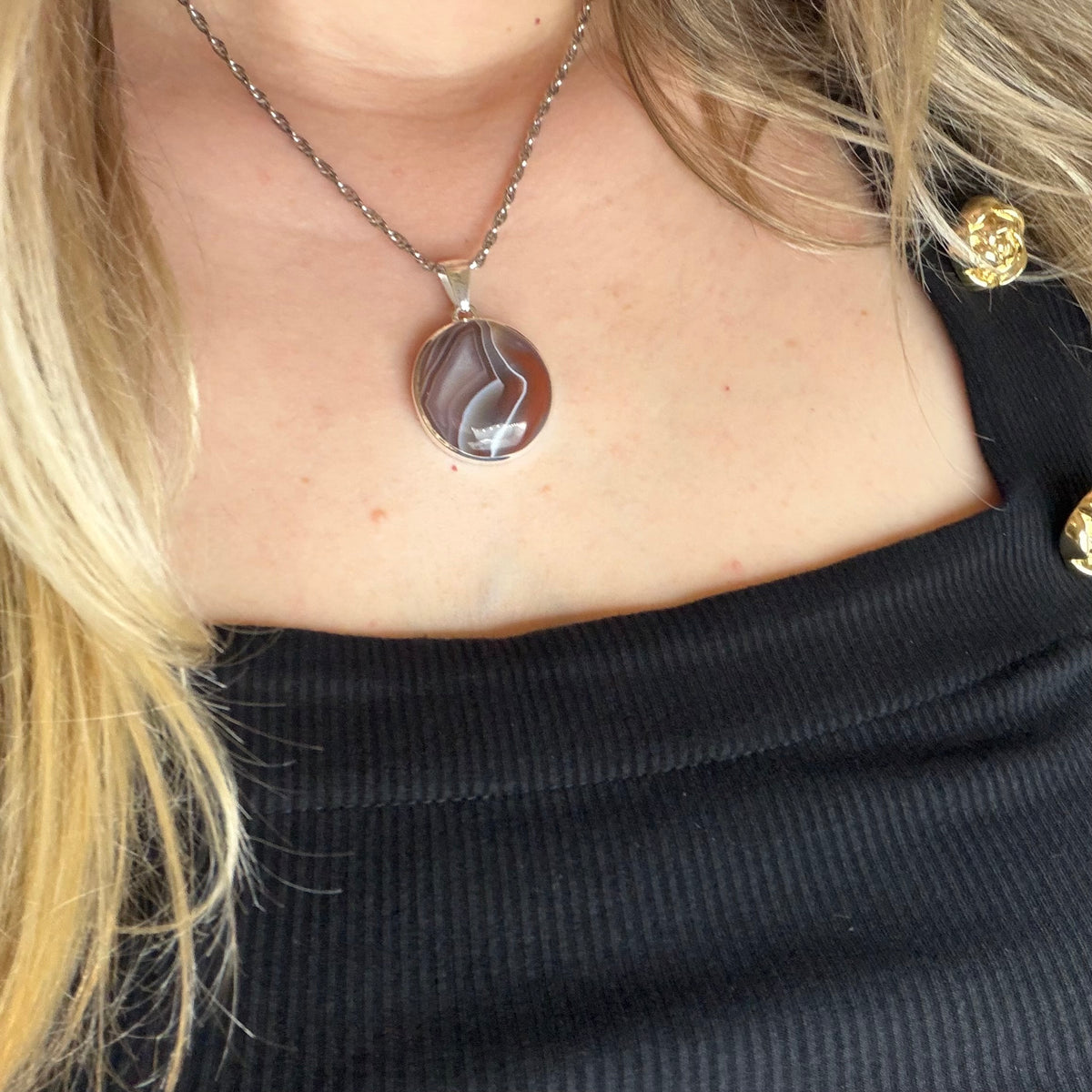 Ciondolo Occhio di Shiva Argento 925 - Tondo