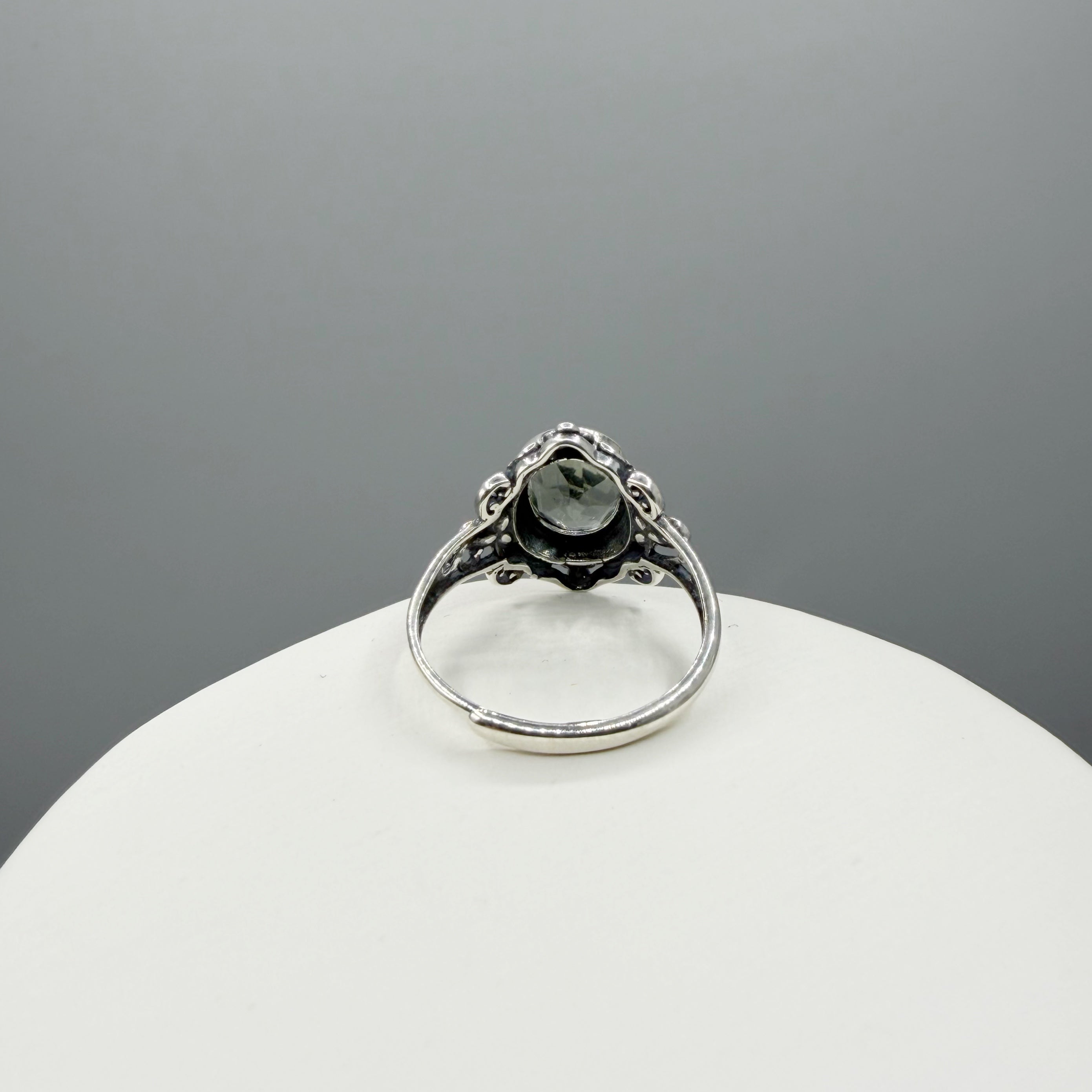 Anello Prasiolite e Argento 925 - Decor