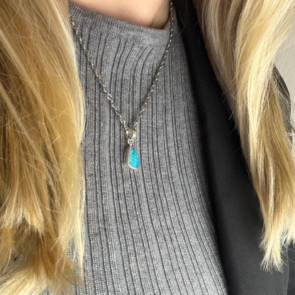 Ciondolo Opale Australiano - Argento 925