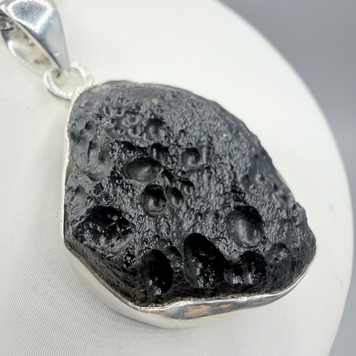 Ciondolo Tektite e Argento 925
