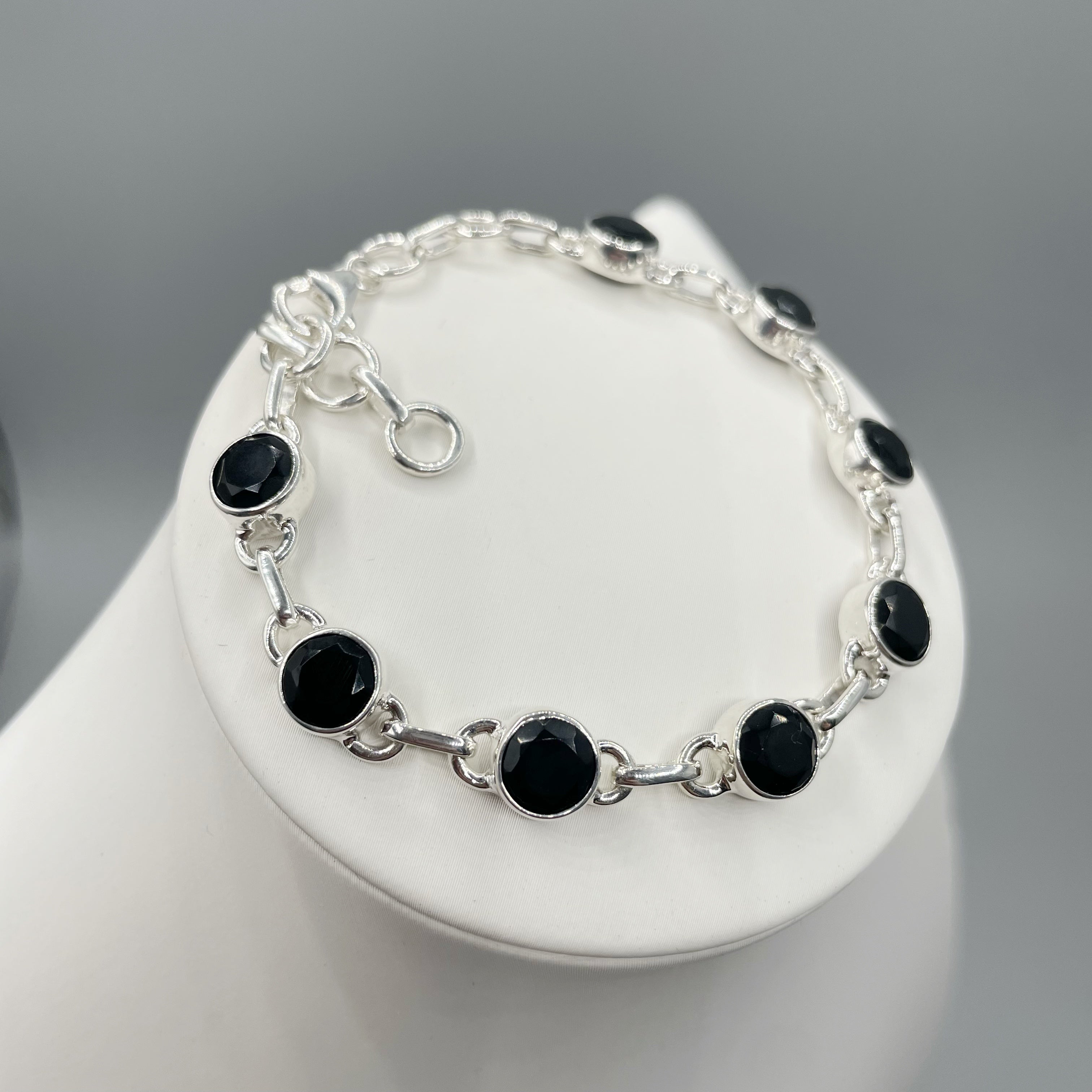 Bracciale Onice e Argento 925