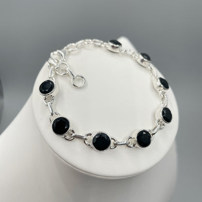 Bracciale Onice e Argento 925