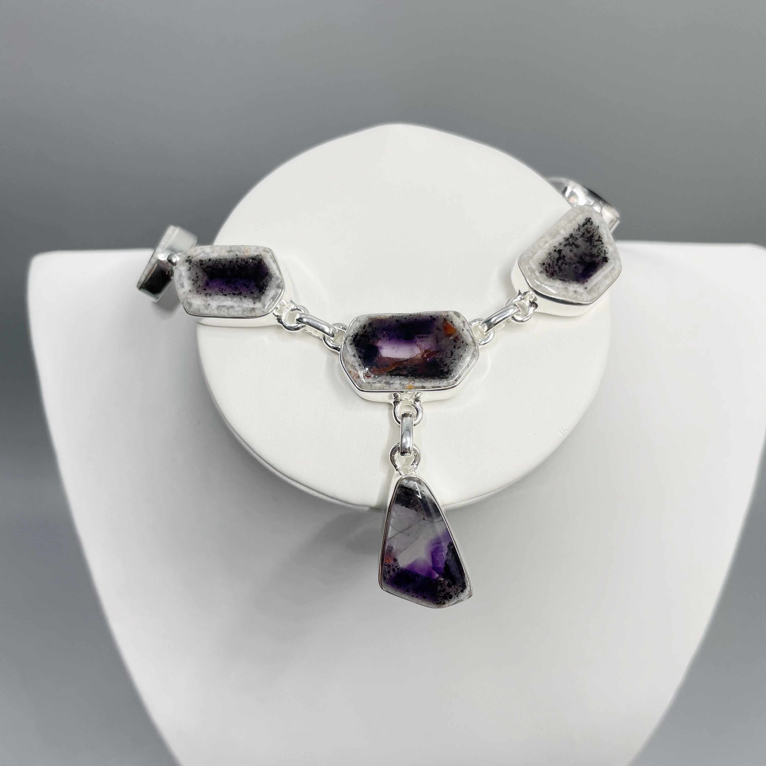 Collana Auralite 23 e Ametista -  Argento 925