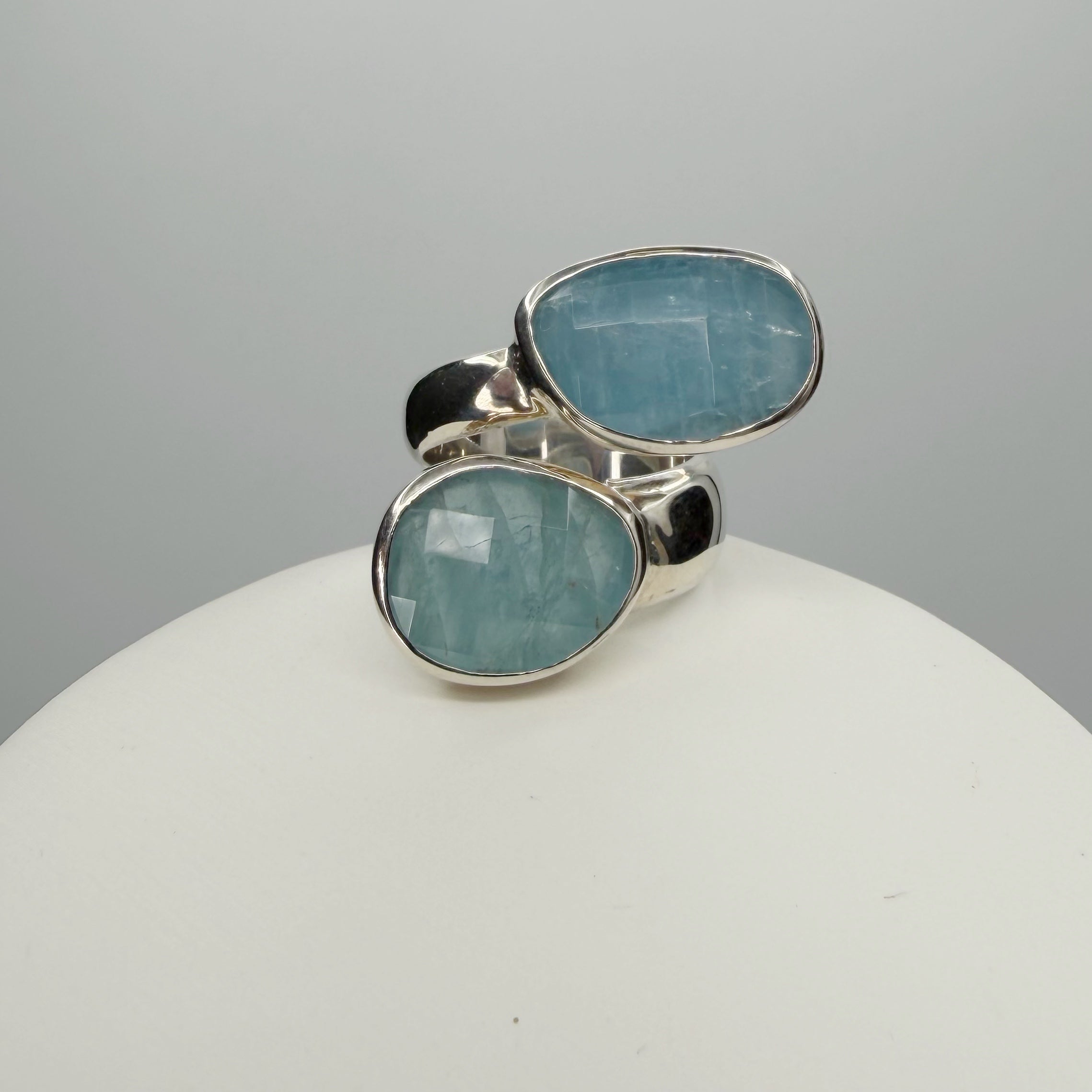 Anello Acquamarina e Argento 925