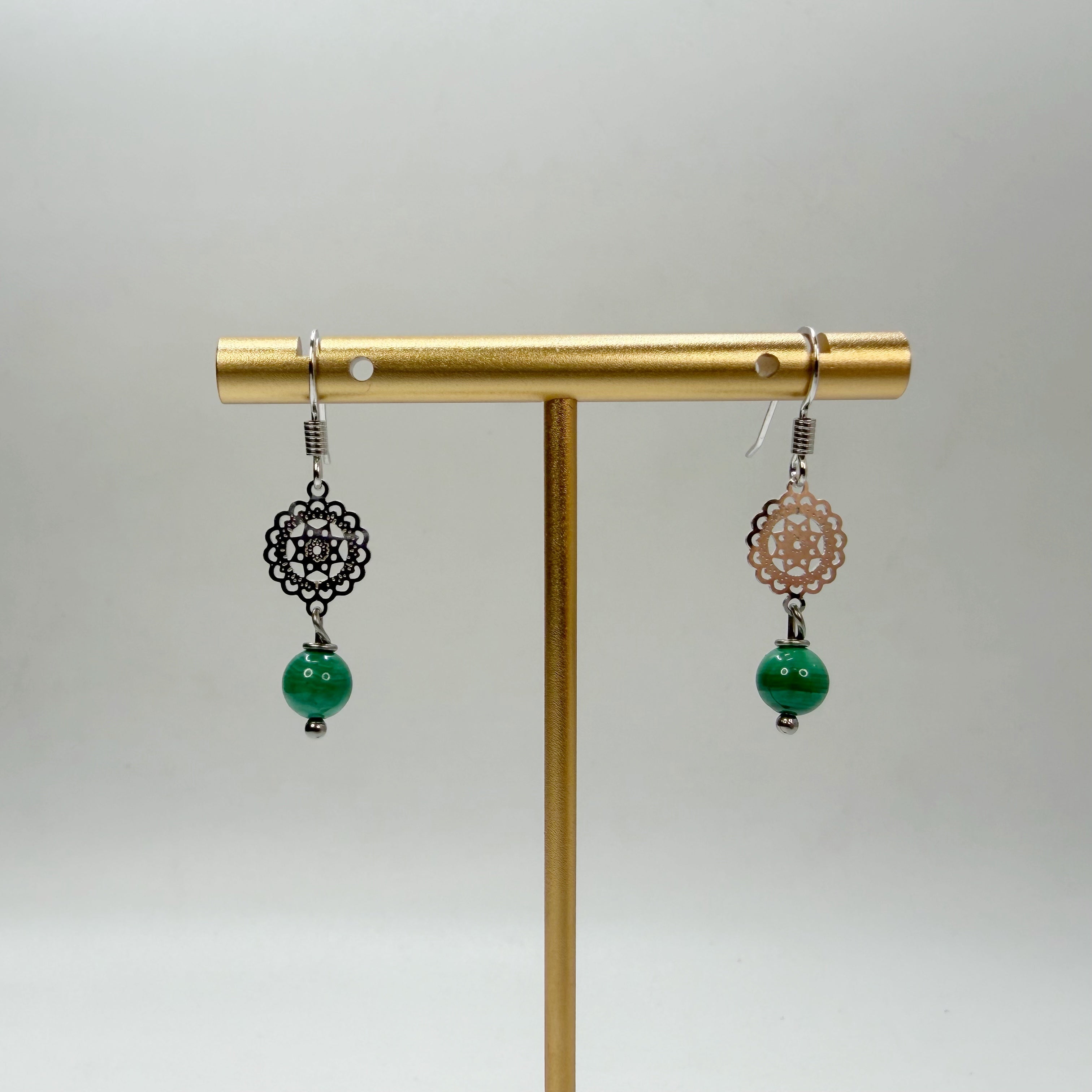 Orecchini Beauty - Malachite