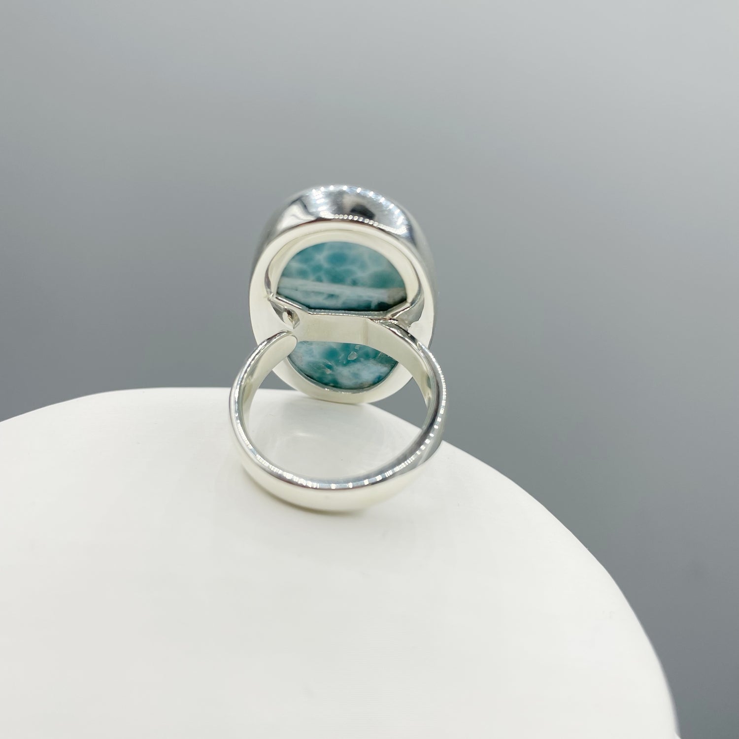Anello Larimar Ovale - Argento 925