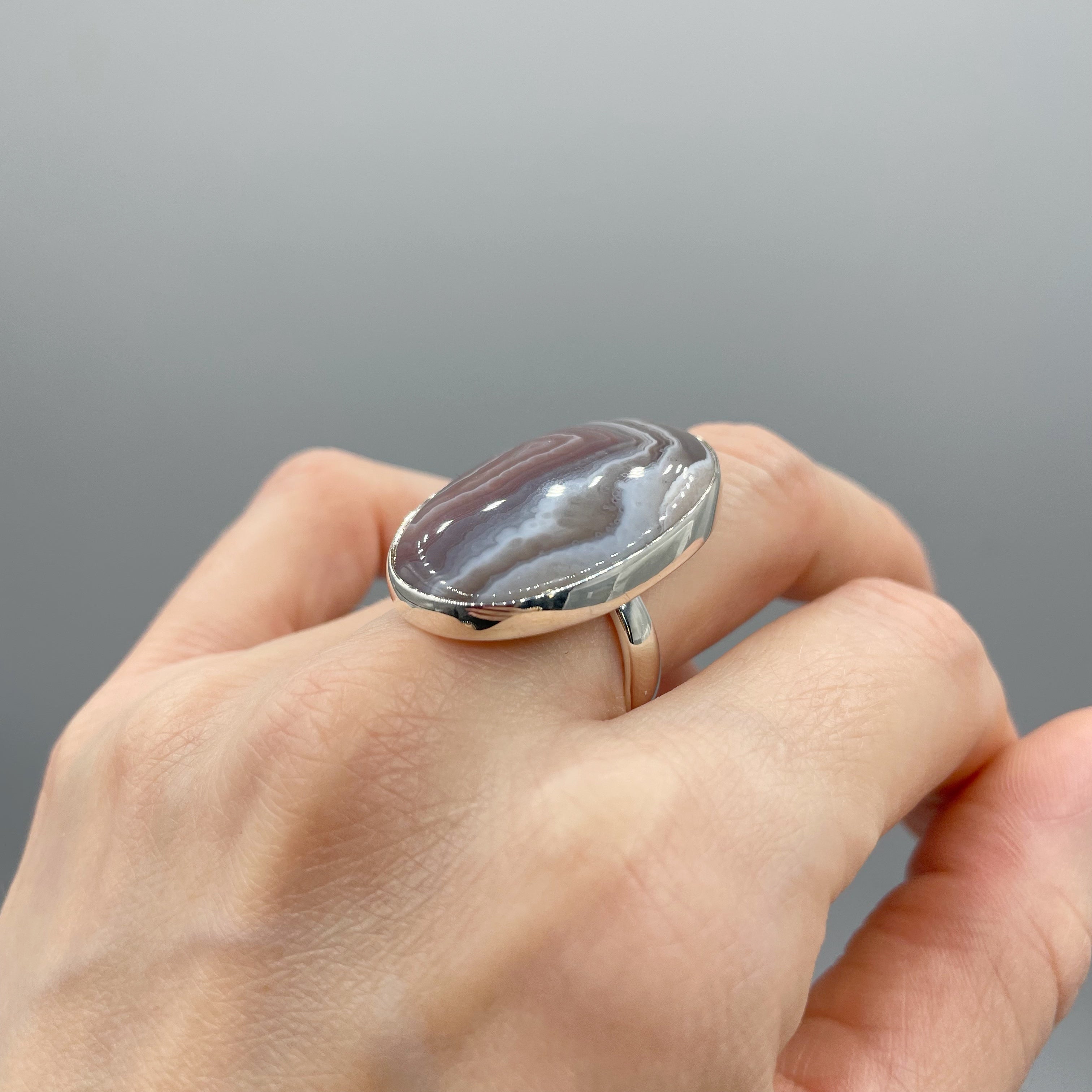 Anello Occhio di Shiva - Argento 925 - Ovale