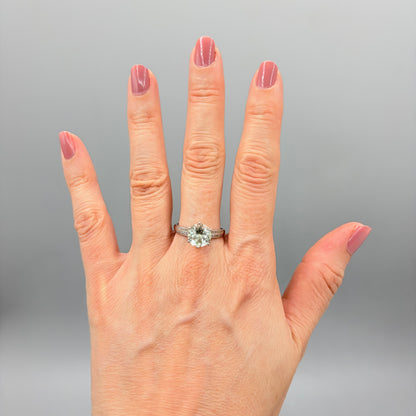 Anello Prasiolite Argento 925