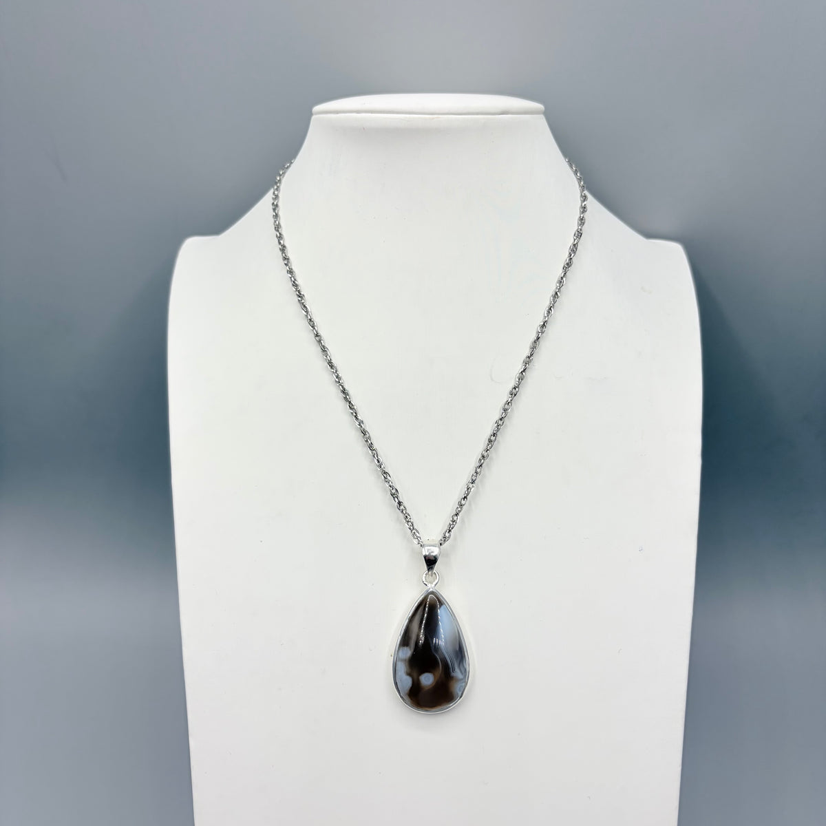 Ciondolo Occhio di Shiva Argento 925 - a Goccia