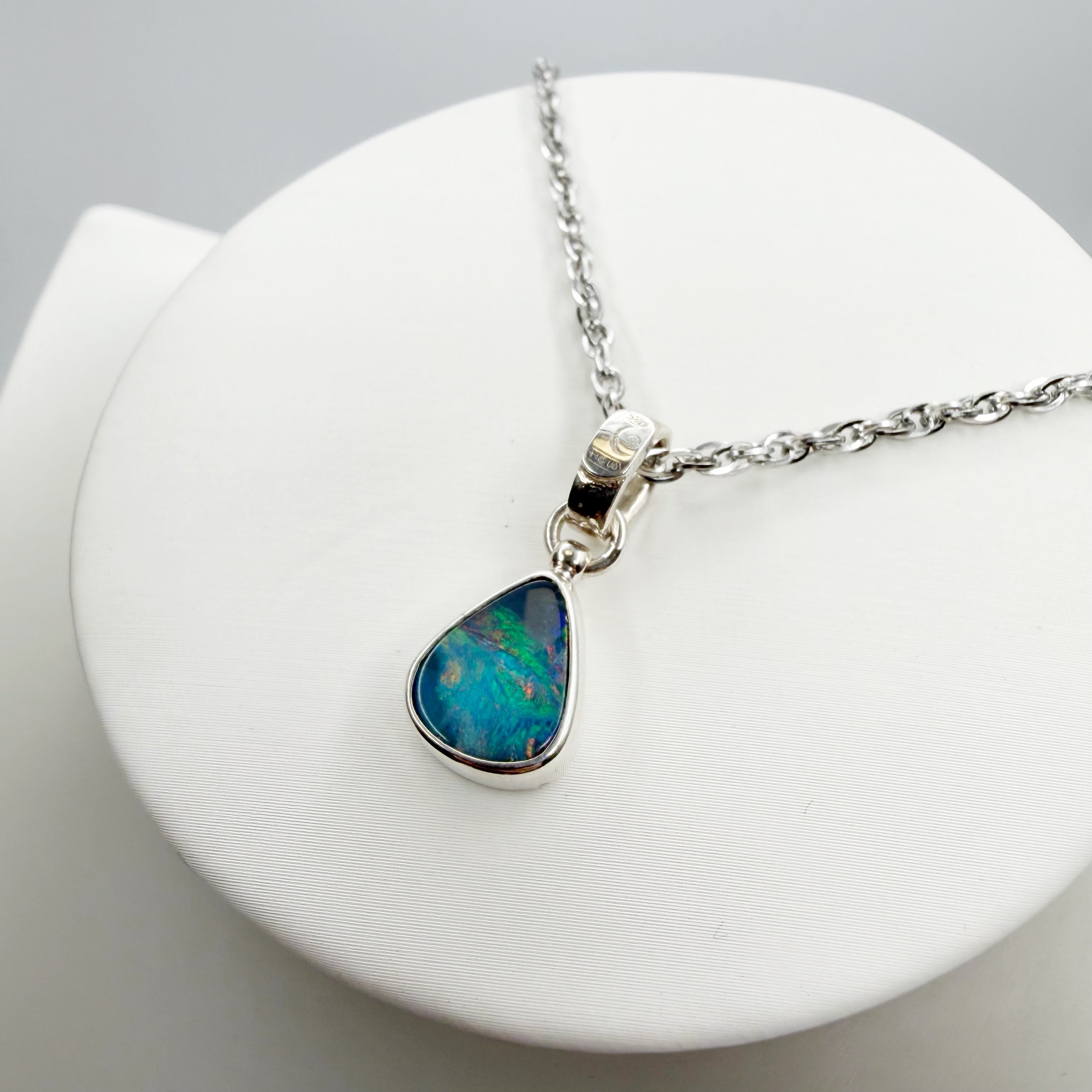 Ciondolo Opale Australiano - Argento 925