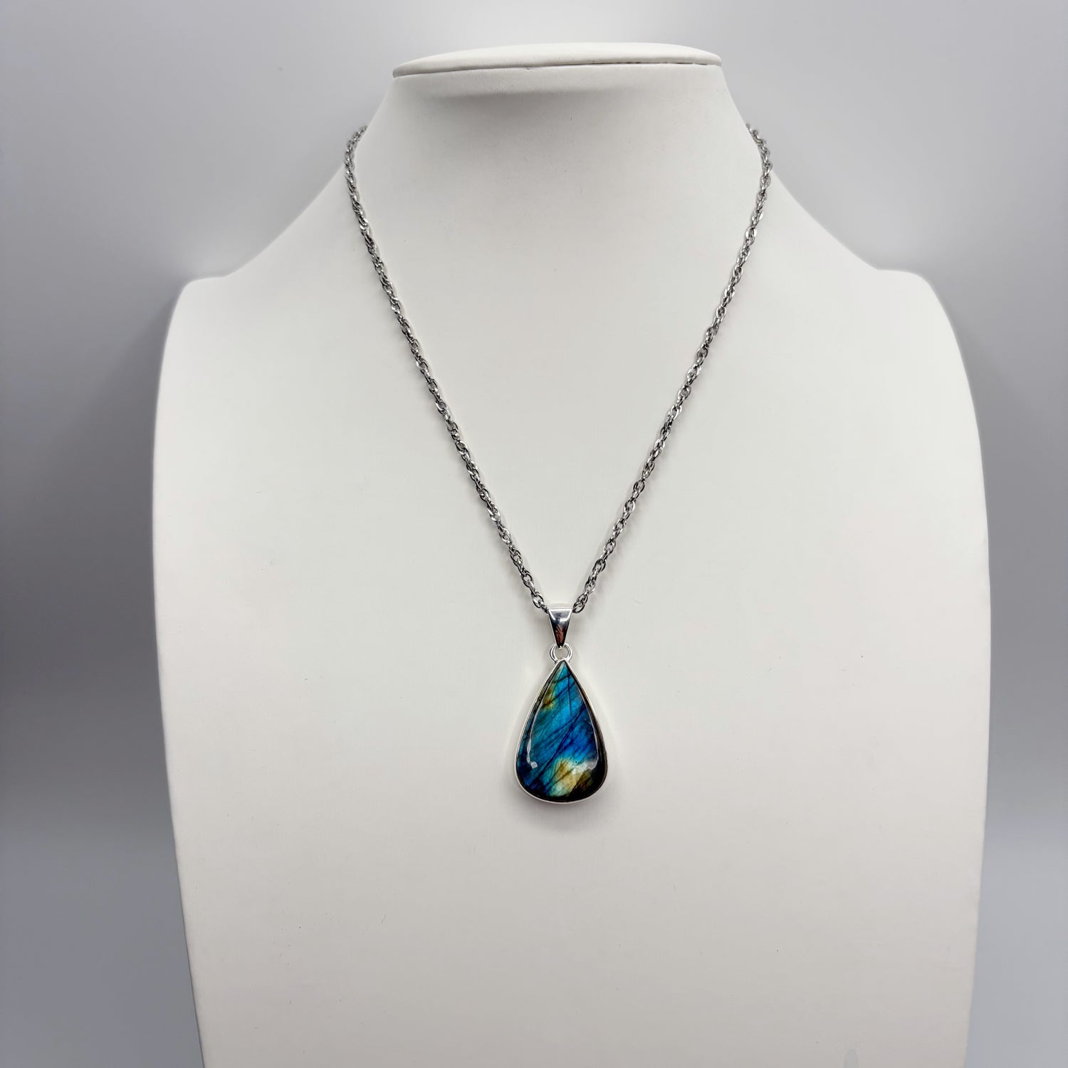 Ciondolo Labradorite Argento 925 - A Goccia