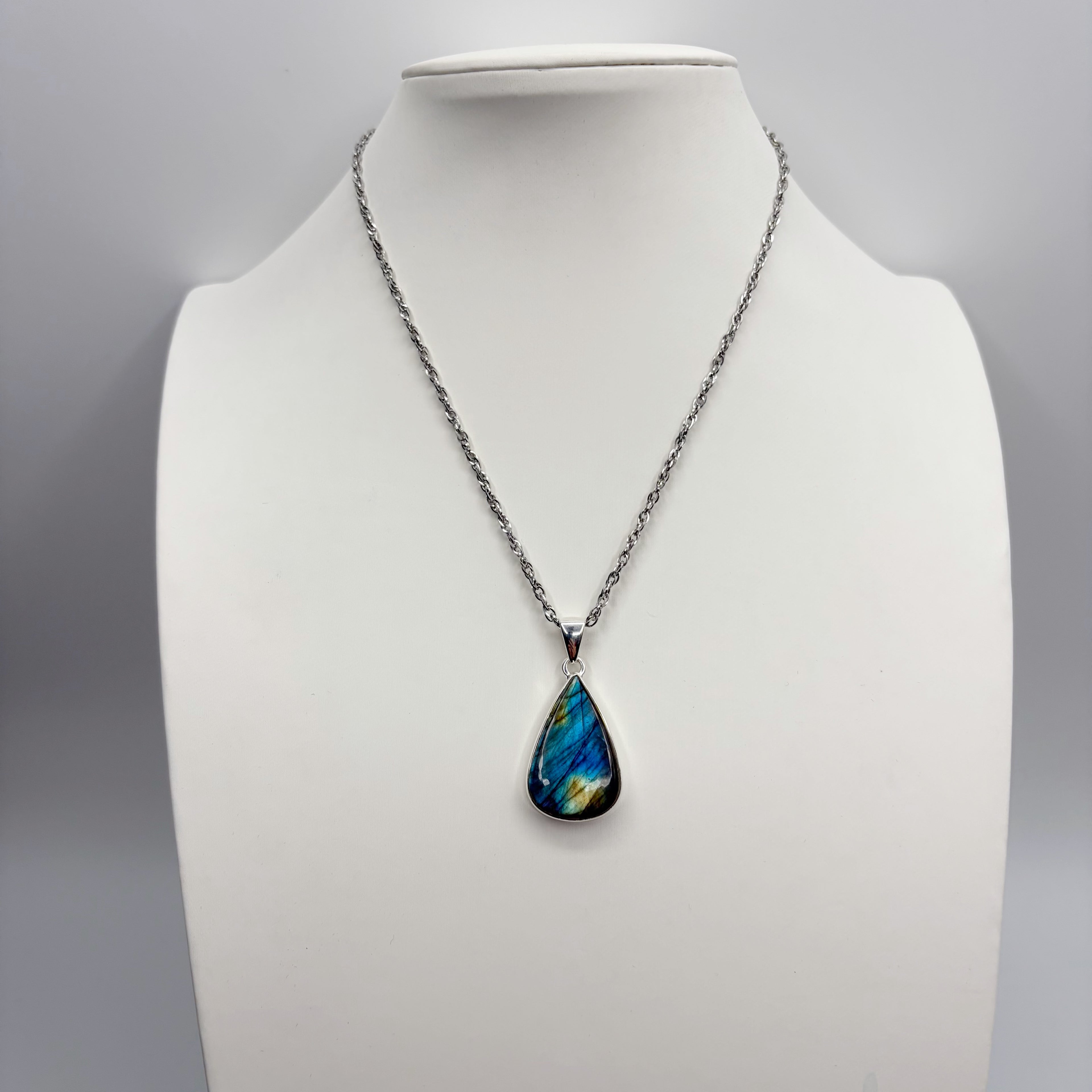 Ciondolo Labradorite Argento 925 - A Goccia