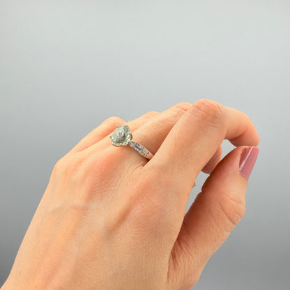 Anello Prasiolite Argento 925