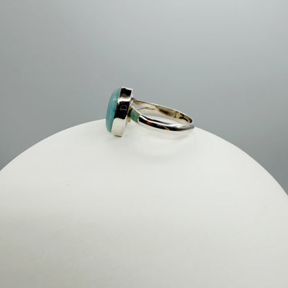 Anello Larimar e Topazio - Argento 925