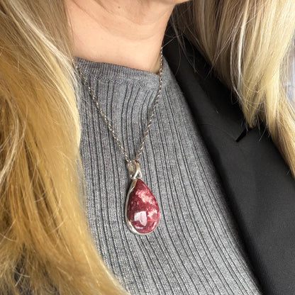 Ciondolo Thulite - Argento 925