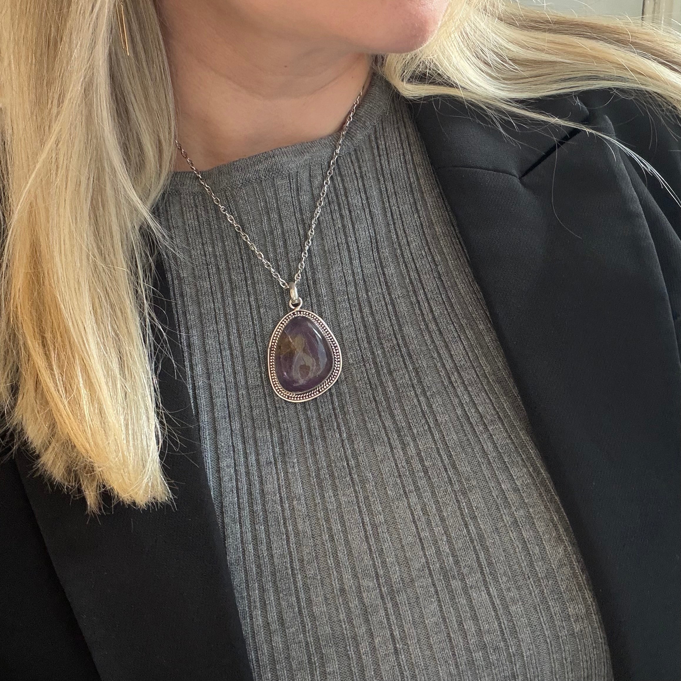Ciondolo Ametrino Naturale - Argento 925