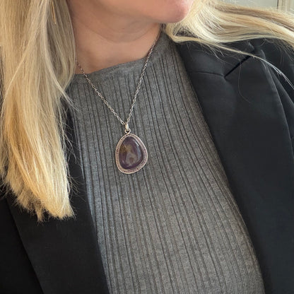 Ciondolo Ametrino Naturale - Argento 925