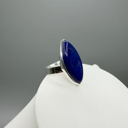 Anello Lapislazzuli Ovale - Argento 925
