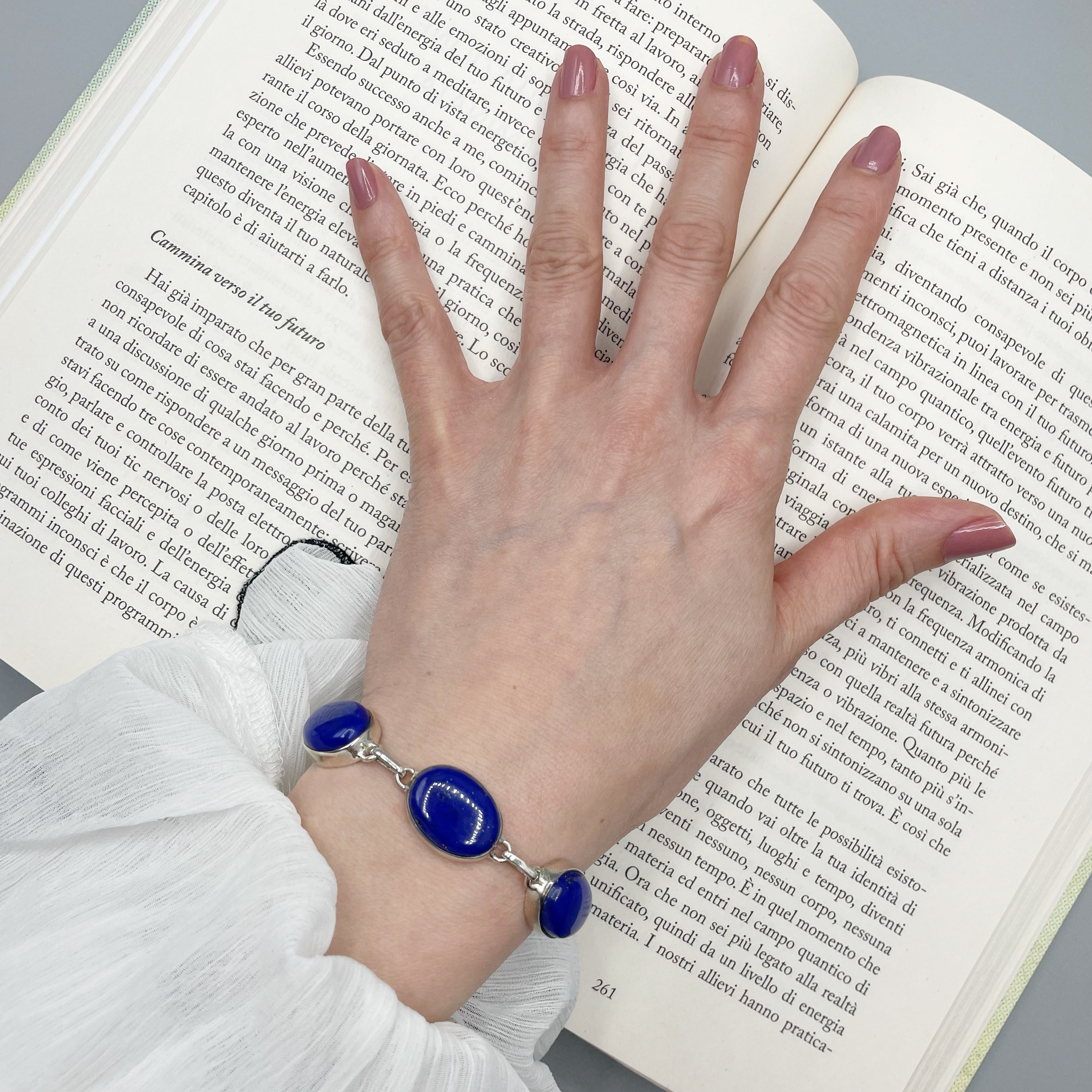 Bracciale Lapislazzuli e Argento 925