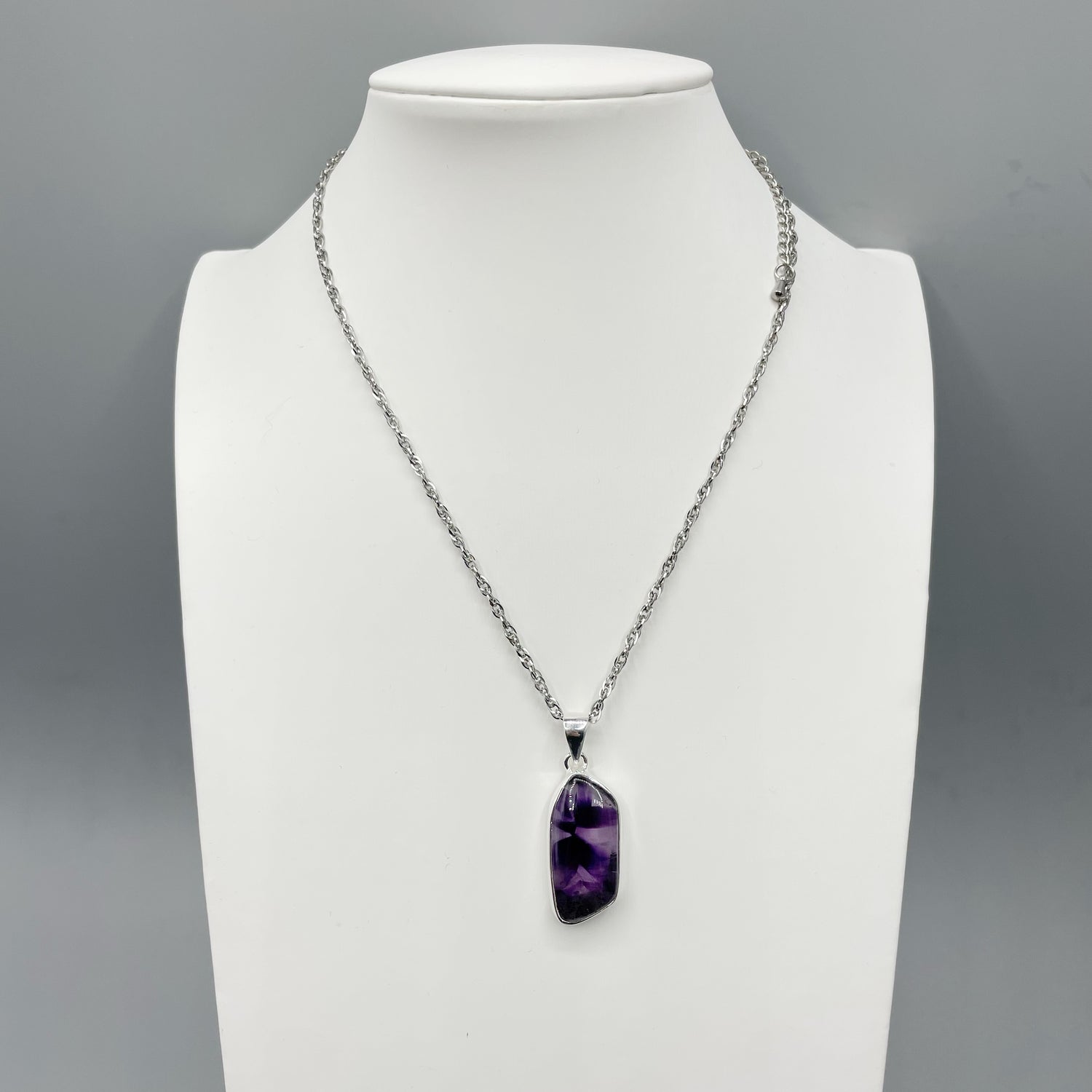 Ciondolo Auralite 23 e Ametista e Argento 925