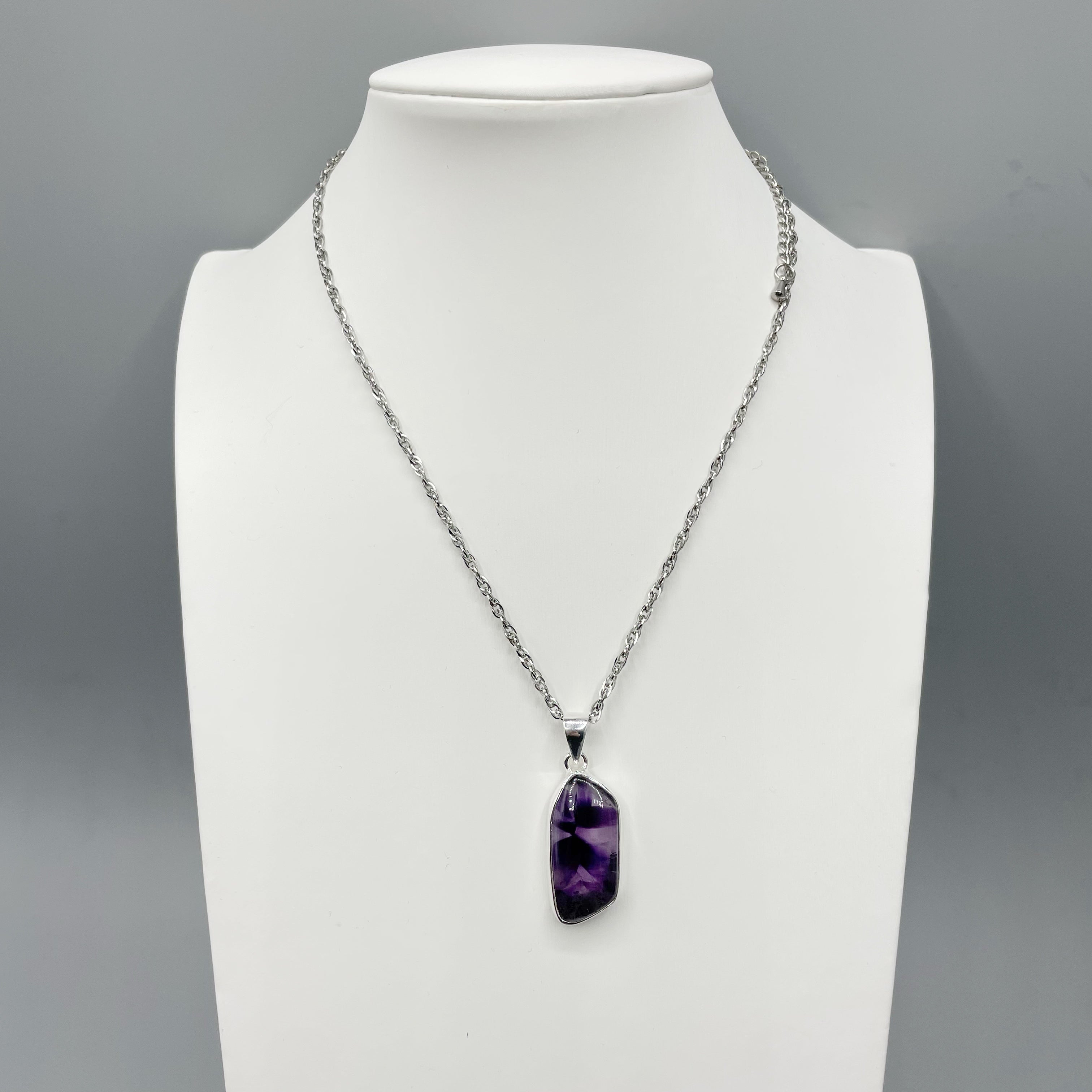 Ciondolo Auralite 23 e Ametista e Argento 925