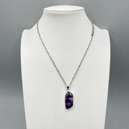 Ciondolo Auralite 23 e Ametista e Argento 925