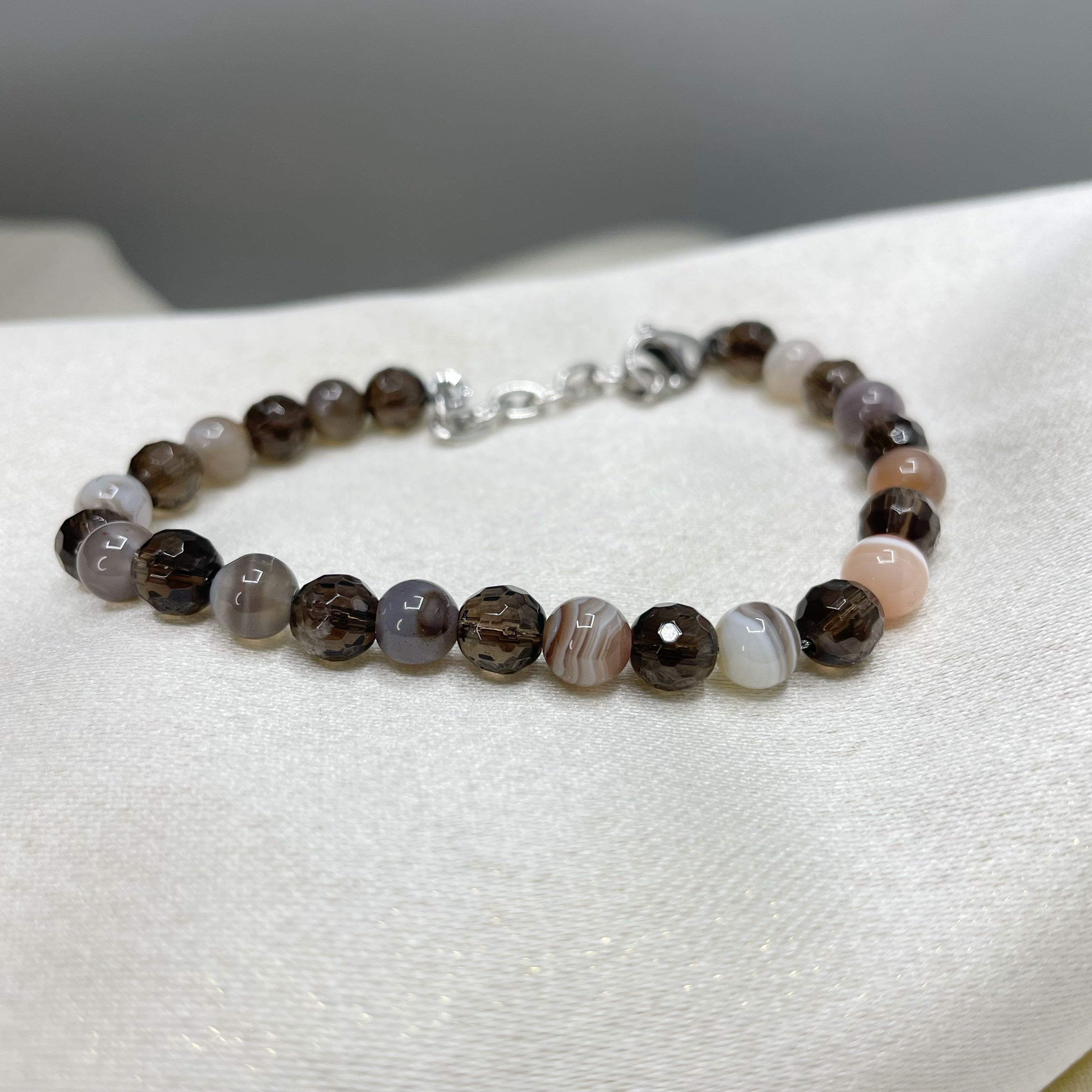 Bracciale Sigillo Protettivo - Occhio di Shiva e Quarzo Fumè - IN ARRIVO A INIZIO MAGGIO!