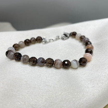 Bracciale Sigillo Protettivo - Occhio di Shiva e Quarzo Fumè - IN ARRIVO A INIZIO MAGGIO!