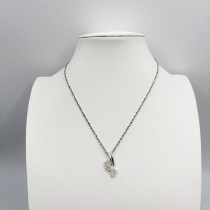 Ciondolo Double Labradorite Bianca - Argento 925