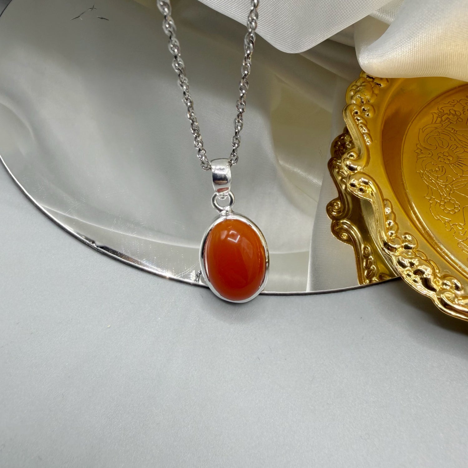 Ciondolo Corniola Argento 925