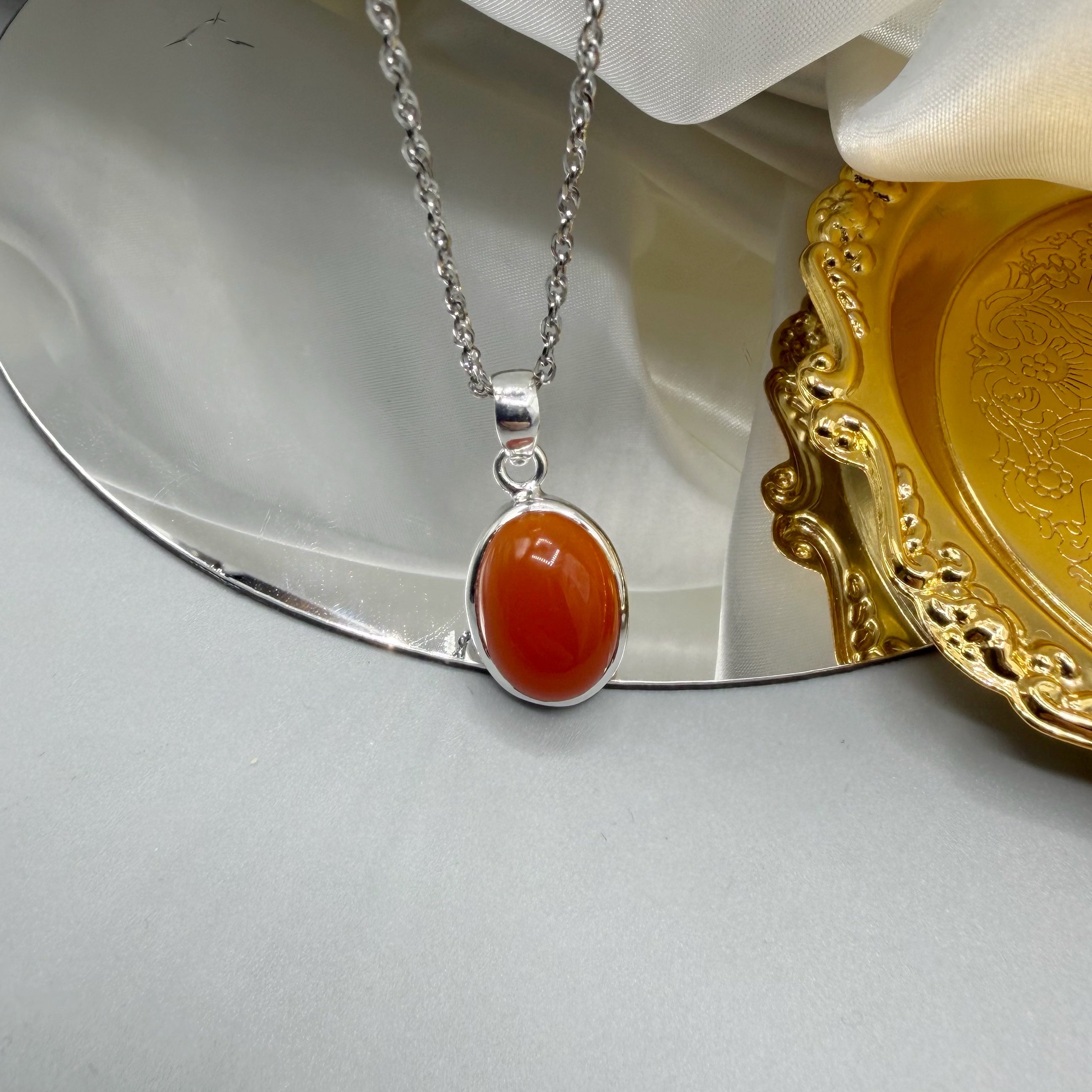 Ciondolo Corniola Argento 925