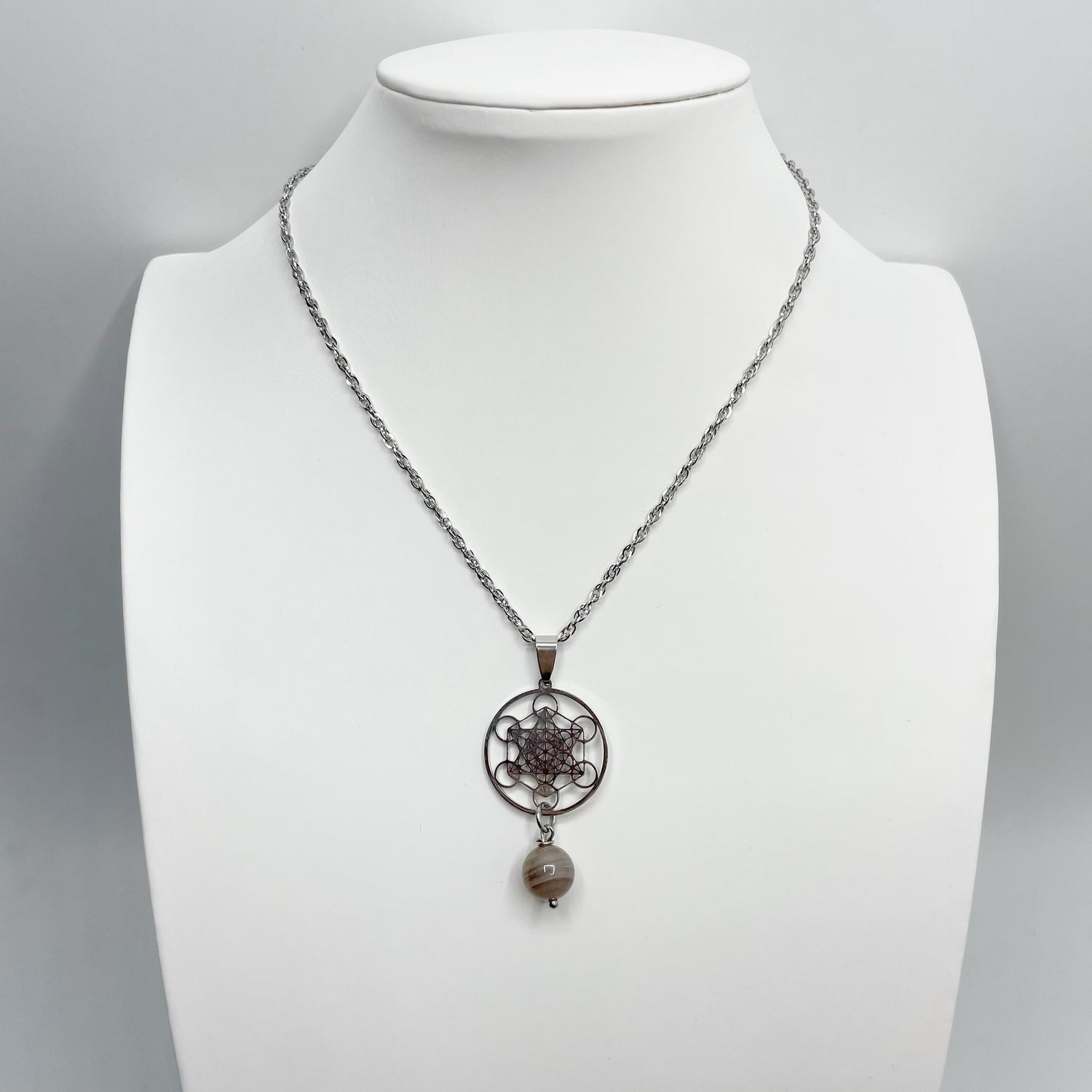 Collana Occhio di Shiva e Cubo di Metatron