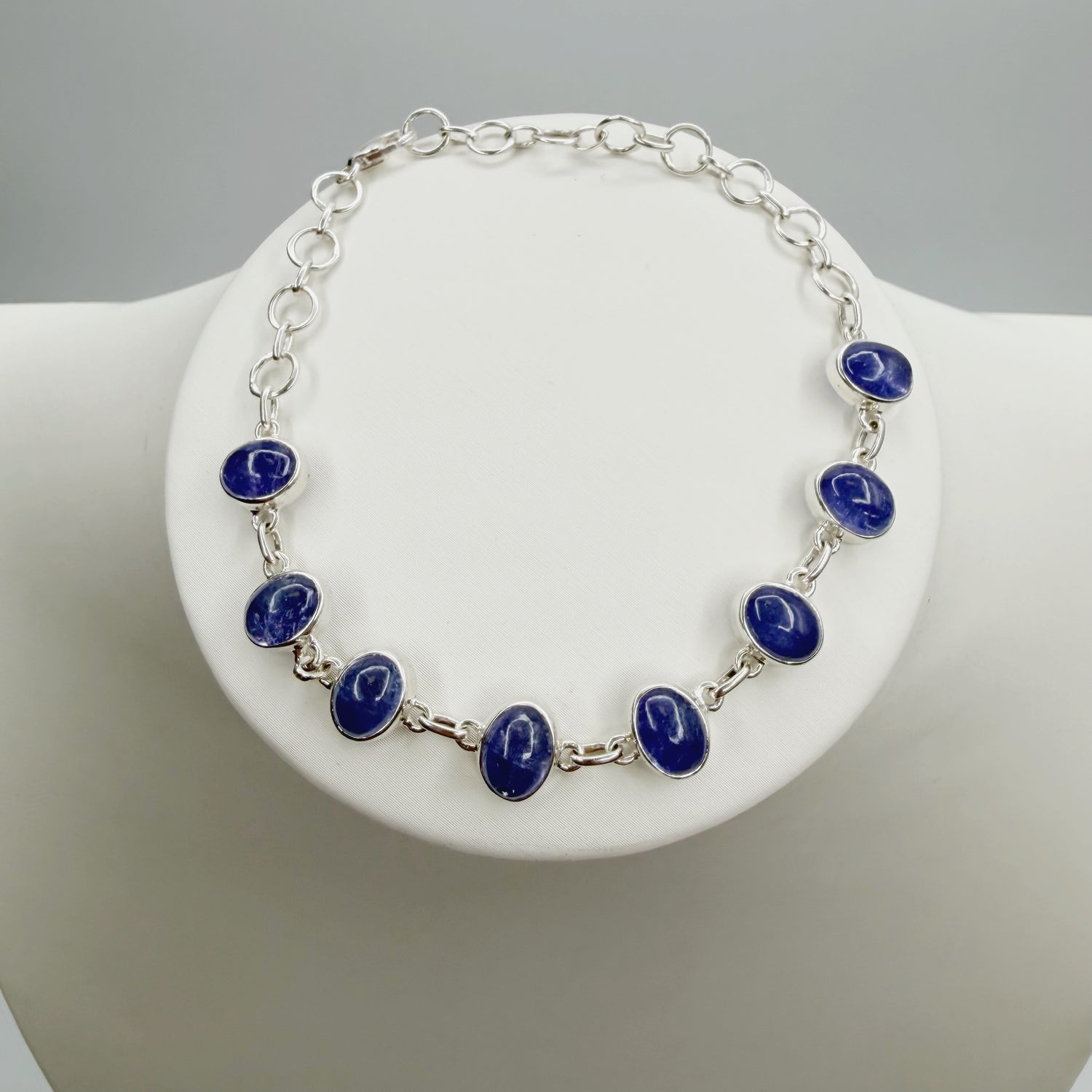 Bracciale Tanzanite e Argento 925 - Ovale