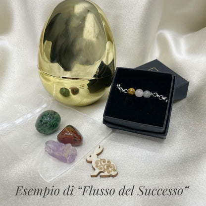 Uovo di Pasqua con Sorpresa - Bracciale e cristalli