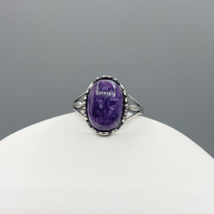 Anello Ciaroite Ovale e Argento 925