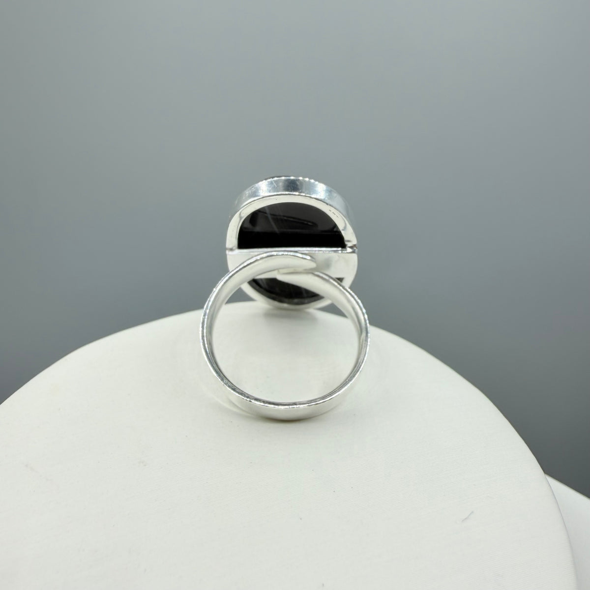 Anello Occhio di Shiva Nero - Argento 925
