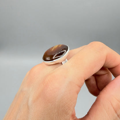 Anello Occhio di Shiva - Argento 925 - Tondo