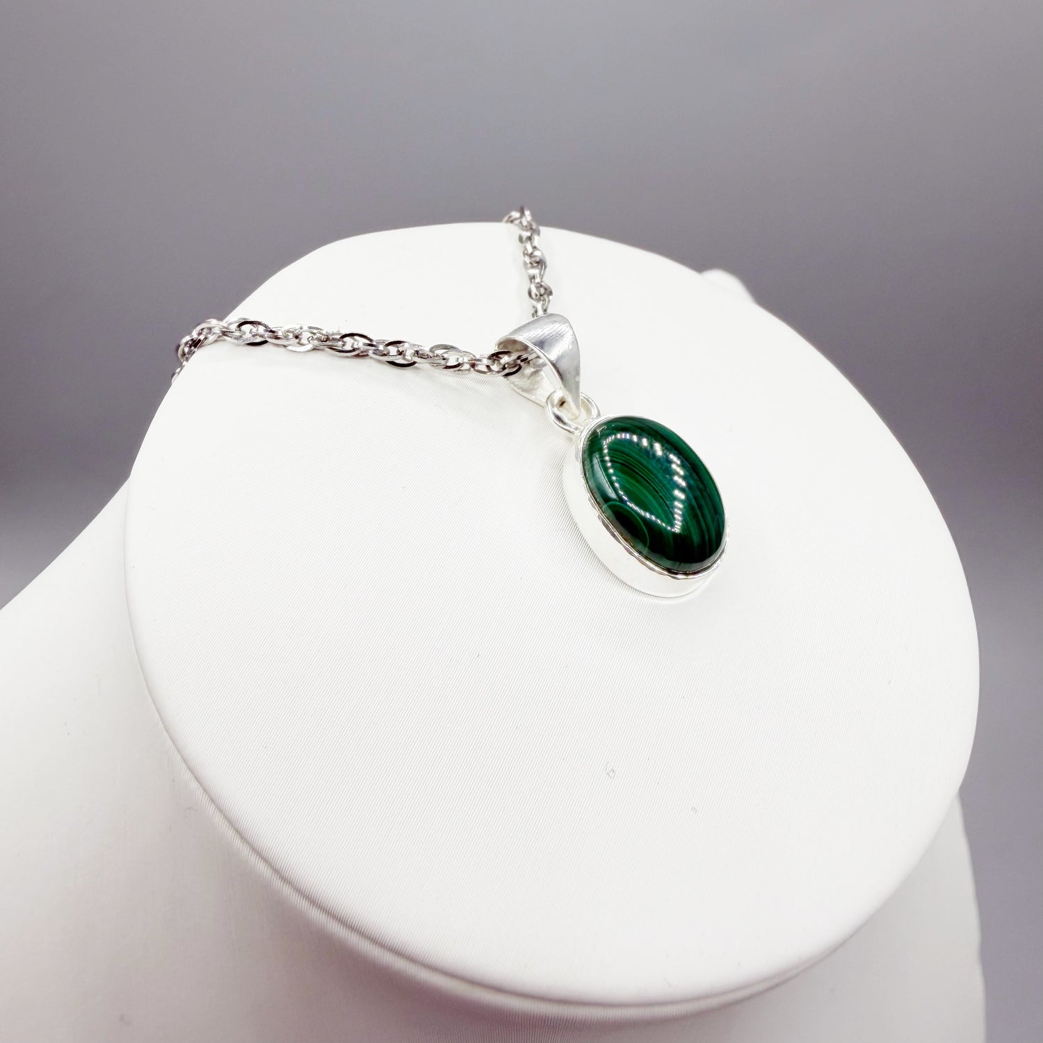 Ciondolo Malachite - Argento 925