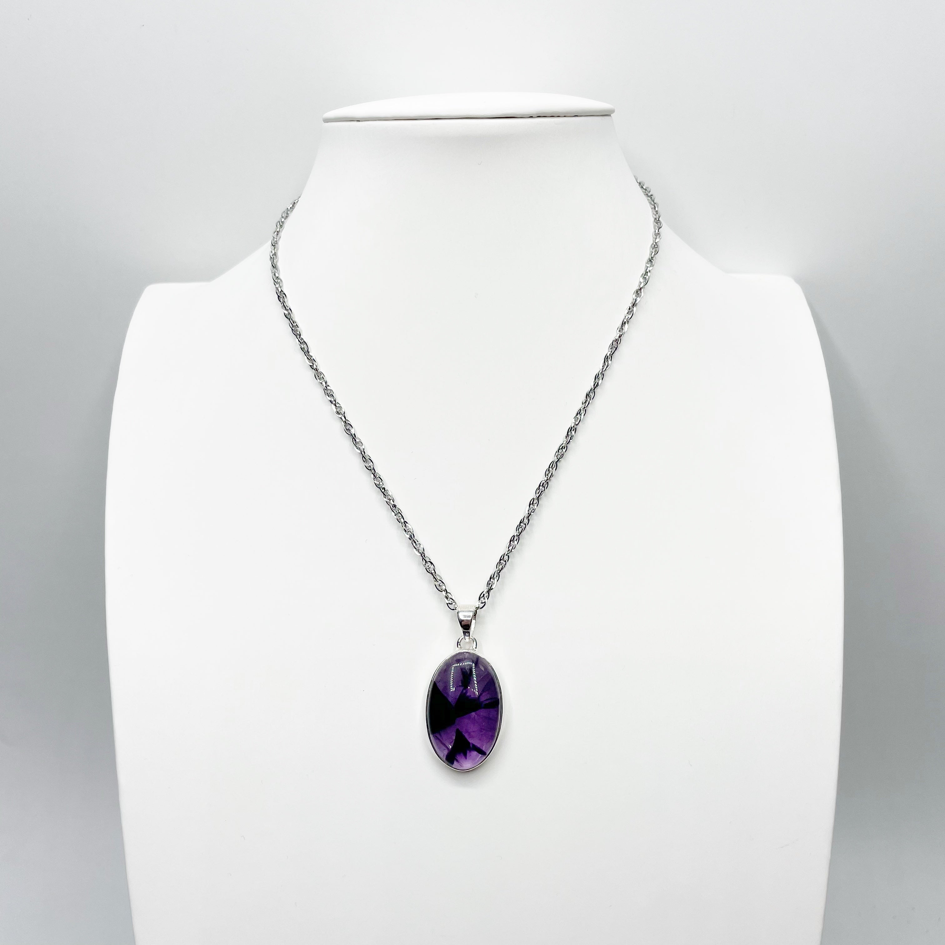 Ciondolo Ametista Phantom - Argento 925