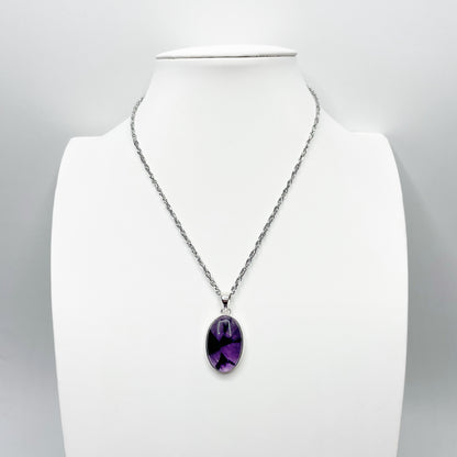 Ciondolo Ametista Phantom - Argento 925