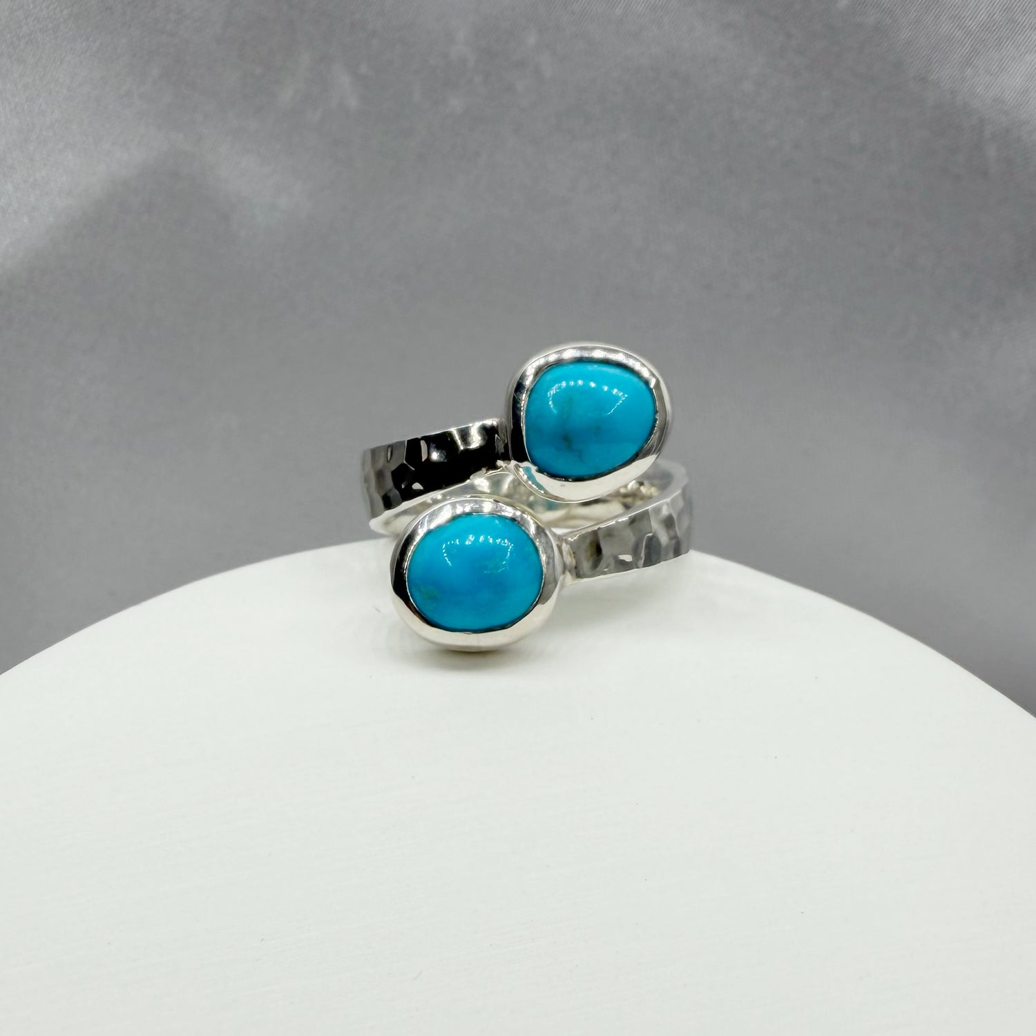 Anello Turchese Naturale - Argento 925