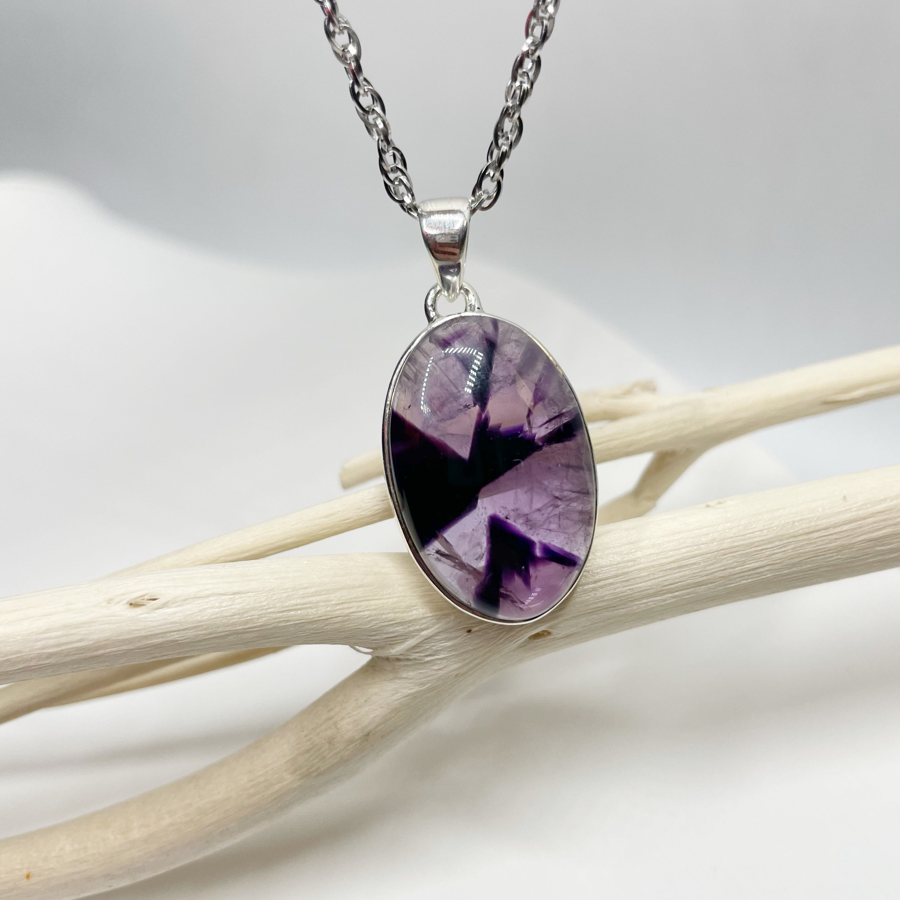 Ciondolo Ametista Phantom - Argento 925
